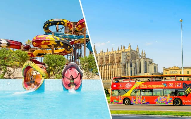 Aqualand El Arenal & Palma Hop-on Hop-off Bus Combo