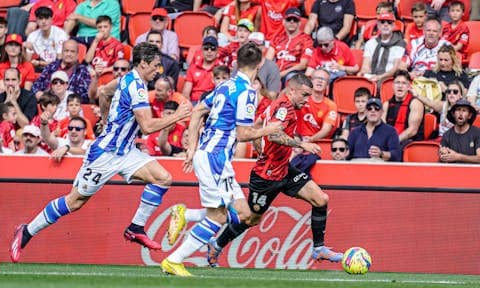 RCD Mallorca Football Match at Son Moix Stadium