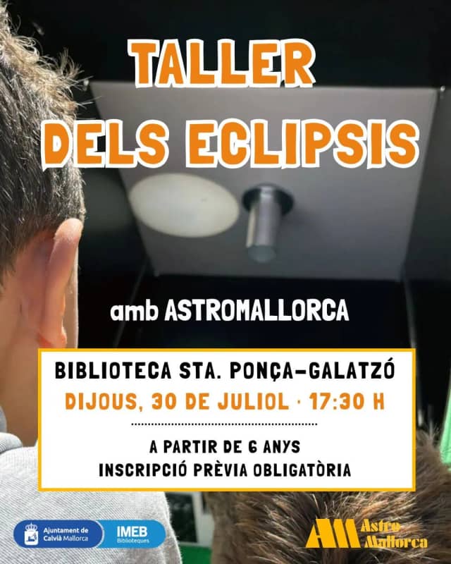 Eclipse solar total sobre Mallorca — observación pública con AstroMallorca